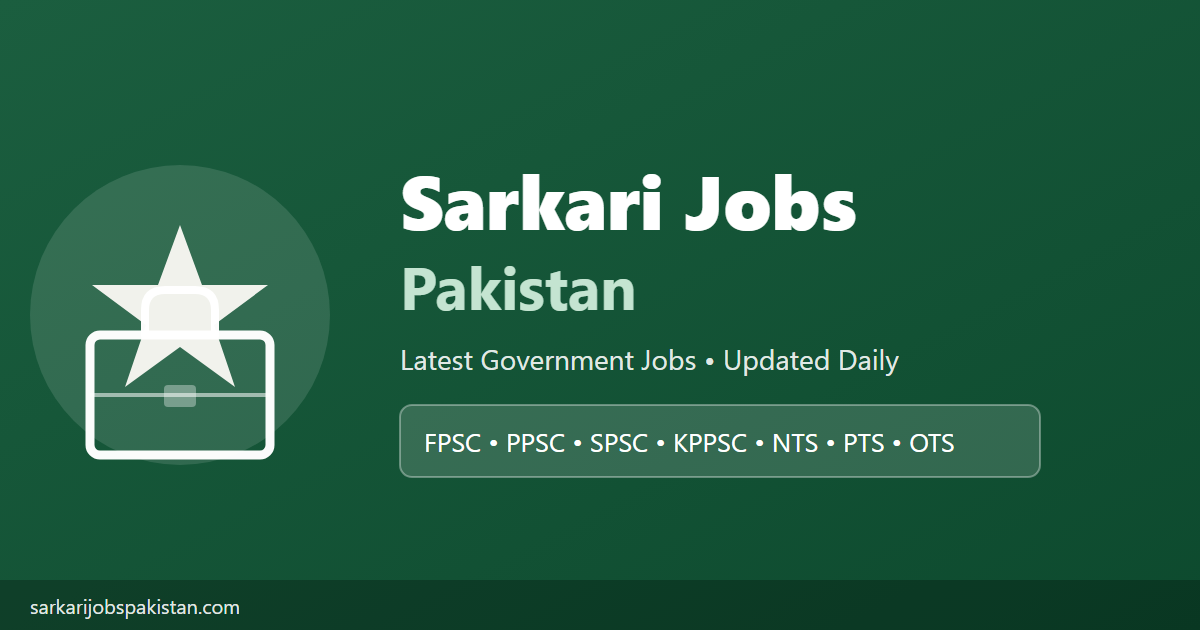 IT & Computer Science Government Jobs 2026 | Sarkari Jobs Pakistan